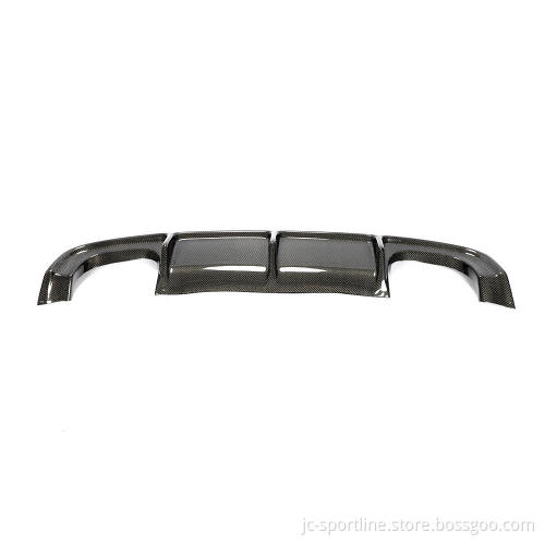 REAL CARBON Fiber Rear Bumper Diffuser Lip Spoiler for BMW X5M F85 & X6M F86 (2015-2019)